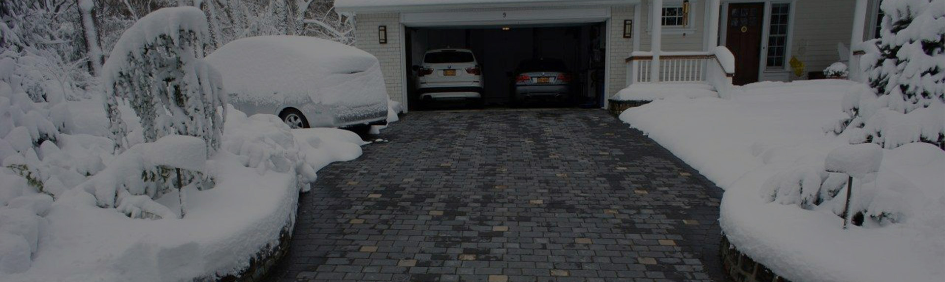 Heated paver driveway banner for Anchorage, Alaska.